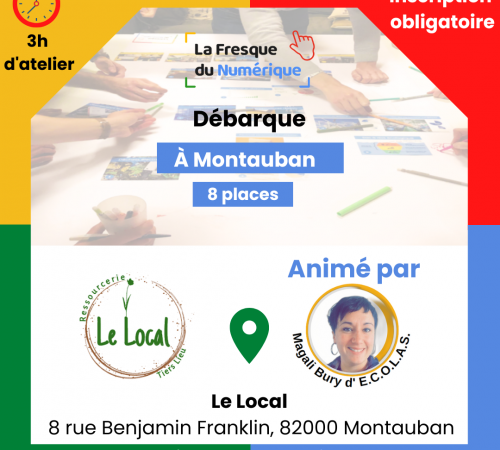 Atelier de la Fresque du Numérique Citoyen