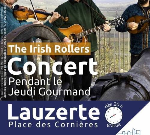 Concert avec le groupe The Irish Rollers