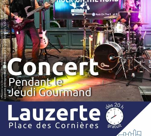 Concert avec le groupe Rock on the Road