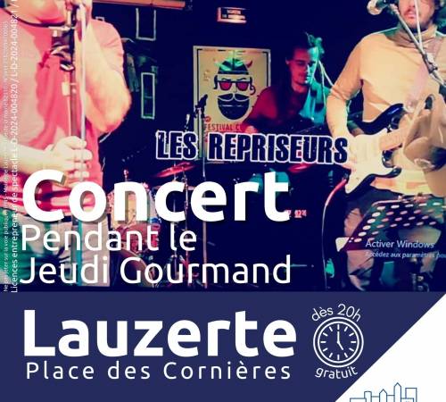 Concert avec le groupe Les Repriseurs