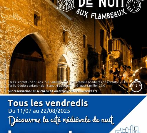 Visite ronde de nuit aux flambeaux