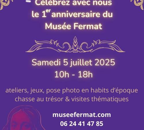 1 an du Musée Fermat