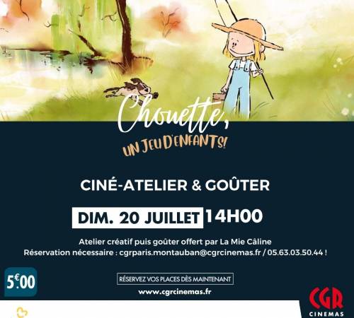 Ciné-atelier et goûter - CHOUETTE, UN JEU D'ENFANTS