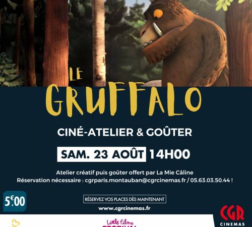 Ciné-atelier et goûter - LE GRUFFALO