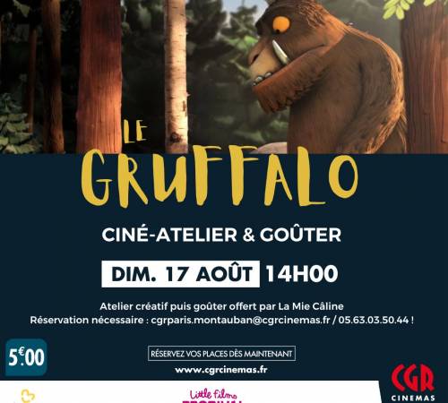 Ciné-atelier et goûter - LE GRUFFALO