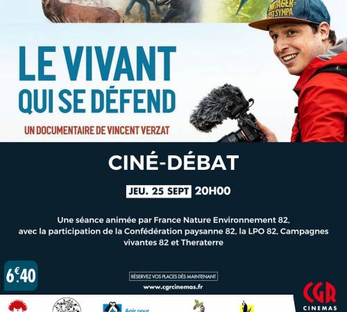 Ciné-débat - LE VIVANT QUI SE DÉFEND