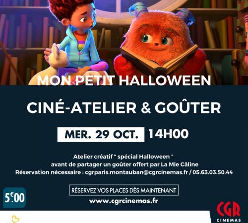 Ciné-atelier et goûter - MON PETIT HALLOWEEN