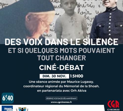 Ciné-débat - DES VOIX DANS LE SILENCE - ET SI QUELQUES MOTS POUVAIENT TOUT CHANG