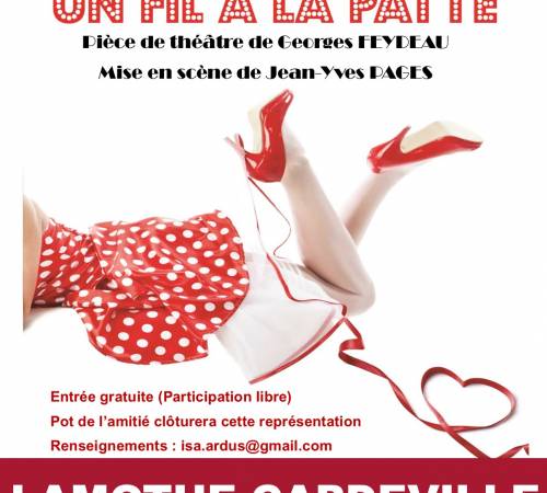 Théâtre : Un fil à la patte à Lamothe-Capdeville
