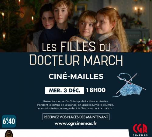 Ciné-mailles - LES FILLES DU DOCTEUR MARCH