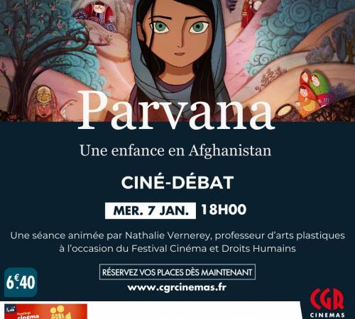 Ciné-débat - PARVANA, UNE ENFANCE EN AFGHANISTAN