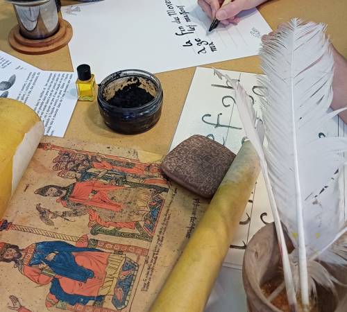Atelier du Mercredi - Mon encre pour calligraphier !