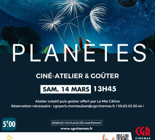 Ciné-atelier et goûter - PLANÈTES