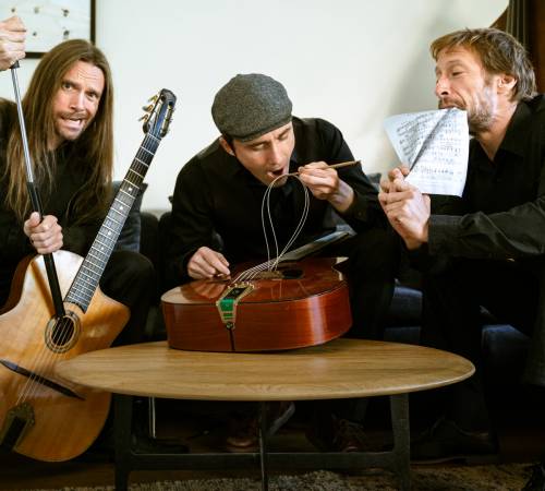 Concert de jazz manouche avec le groupe La Roulotte de Printemps