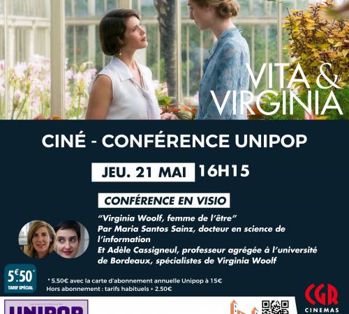 VITA & VIRGINIA + conférence UNIPOP 