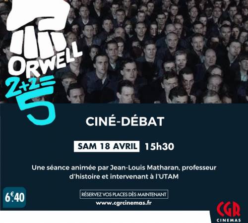 Ciné-débat - ORWELL: 2+2=5