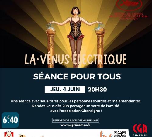 Séance pour tous - LA VÉNUS ÉLECTRIQUE
