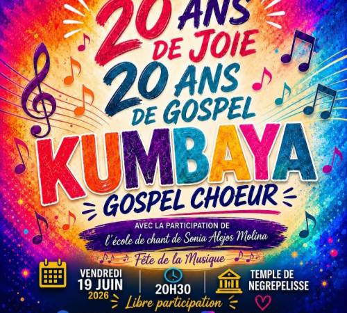 20 ans de joie, 20 ans de gospel