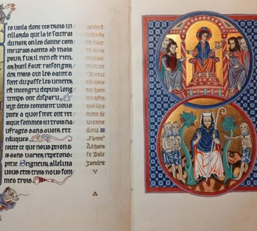 Exposition des manuscrits enmuminés