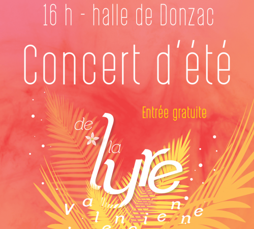 Concert d'été de la Lyre Valencienne