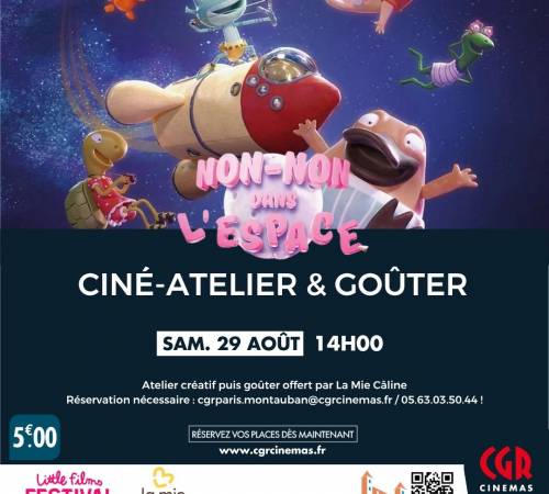Ciné-atelier et goûter - NON-NON DANS L'ESPACE