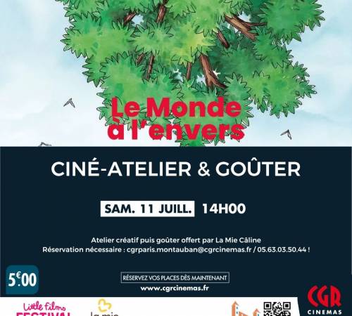 Ciné-atelier et goûter - LE MONDE À L'ENVERS